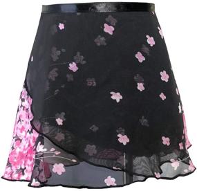 img 3 attached to Stylish Limiles Girls Chiffon Ballet Skirt: Premium Quality Girls' Clothing