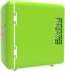 img 2 attached to 🥤 Curtis Mountain Dew MIS134MD: Compact Personal Fridge Cooler for 6 Cans, 4L Capacity, Lime Green, Eco Friendly