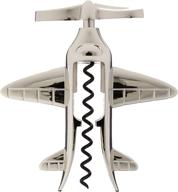 🛩️ godinger silver art airplane corkscrew - easy self pull mechanism logo