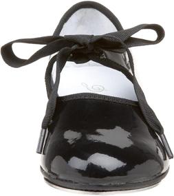 img 3 attached to 👞 Unisex-Child Beginner Tie Tap Shoes for Dance Class