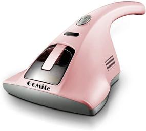 img 4 attached to High Suction Power Handheld Vacuum for Household Use, Ideal for Bed, Mattresses, Pillows, Curtains, Sofas, and Carpets, Effortlessly Removes Fine Dust Particles (Pink)