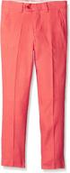 👖 stylish and comfortable: isaac mizrahi solid linen pants for boys' fashion-forward clothing logo