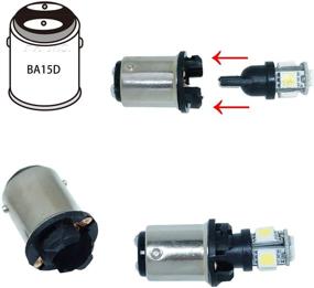 img 1 attached to 🔌 PA X1 T10 168 194 LED Bulb Adapter Socket for 1157 Ba15D Base