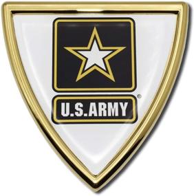 img 2 attached to Покажите свою патриотичность с автомобильным эмблемой Elektroplate U.S. Army Shield Chrome