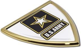 img 1 attached to Покажите свою патриотичность с автомобильным эмблемой Elektroplate U.S. Army Shield Chrome