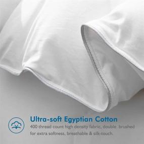 img 1 attached to Dafinner Ultra Soft Egyptian Cotton Comforter