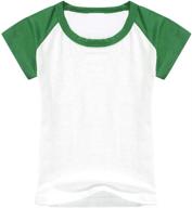 🎅 adorable obeeii toddler christmas baseball t shirt for girls - tops, tees & blouses! logo