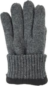 img 1 attached to Bruceriver Knitted Thinsulate Size XL Men's Accessories in Gloves & Mittens