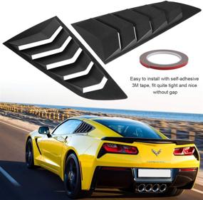 img 2 attached to Window Louver 2014 2019 Corvette Stingray