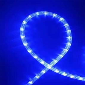 img 4 attached to 🔵 Aniai 18ft 216 LED Rope Lights, UL Listed Plugin Rope Lights for Indoor and Outdoor Holiday Decor, Garden, Yard, Corridor, and Patio (Blue)