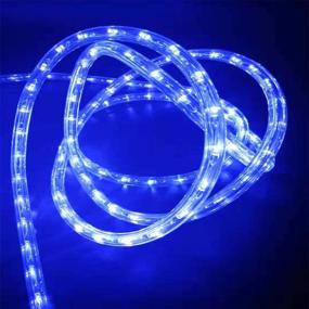 img 3 attached to 🔵 Aniai 18ft 216 LED Rope Lights, UL Listed Plugin Rope Lights for Indoor and Outdoor Holiday Decor, Garden, Yard, Corridor, and Patio (Blue)