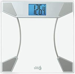 img 4 attached to EatSmart Digital Bath Scale - Clear Glass, Accurate Weight Measurement - Pack of 1