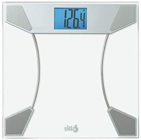 img 2 attached to EatSmart Digital Bath Scale - Clear Glass, Accurate Weight Measurement - Pack of 1