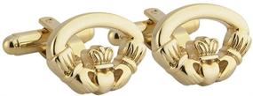 img 2 attached to Celtic Cufflinks Claddagh Plated Ireland