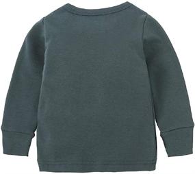 img 2 attached to 👶 Comfortable and Cozy: HZYBABY Thermal Underwear Toddler 2-3 Years Boys' Clothing for Underwear