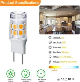 img 1 attached to 💡 Unlock Brilliance and Control with Dimmable G8 LED Bulb