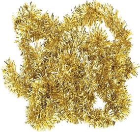 img 2 attached to 🎉 Gold Metallic Twist Garland - TCDesignerProducts - 4" x 25' Roll: SEO-Enhanced