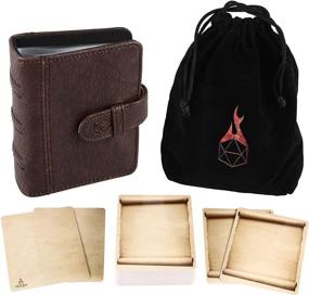 img 4 attached to 📚 Spellbook of Incantations (Tome Edition) - Card Holder & Deck of Dry Erase Cards for D&D Spell Book Monster Magic Item Cards by Forged Dice Co