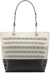 img 3 attached to Calvin Klein Sonoma Bubble Reversible Women's Handbags & Wallets for Totes