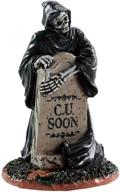 lemax spooky town grim reaper tombstone: unearth a sinister accent to haunt your halloween décor! #84345 logo