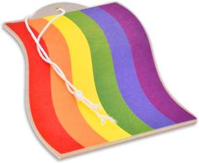 img 1 attached to 🚗 Pride Rainbow Wave Air Freshener - Pack of 6 - Fresh New Car Fragrance