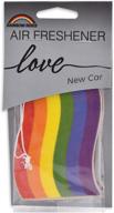 🚗 pride rainbow wave air freshener - pack of 6 - fresh new car fragrance logo