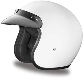 img 4 attached to Daytona Helmets Motorcycle Open Face Helmet Cruiser- 100% DOT Approved Motorcycle & Powersports