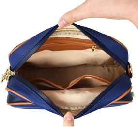 img 1 attached to Anti Theft Waterproof Cross Body Adjustable Leather Women's Handbags & Wallets