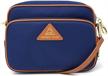 anti theft waterproof cross body adjustable leather women's handbags & wallets logo