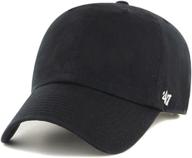 🧢 classic black '47 clean up cap – one size logo