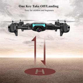 img 3 attached to Foldable WiFi FPV Drone with 1080P HD Camera, Extended 40 Minutes Flight Time, Altitude Hold Mode, RTF Easy Take Off/Landing, 3D Flips, 2 Batteries, APP Control - Perfect Beginner Toy for Kids & Adults