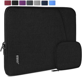 img 4 attached to 💦 Water-Resistant Laptop Sleeve Case 14 Inch for MacBook Air/Pro - Protective Tablet Bag