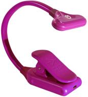 📚 the mighty bright nuflex book light - warm led eye care, flexible & durable, dimmable clip-on light for kids, reading, bookworms, bedtime reading, battery or micro usb powered (bright pink) logo