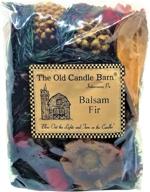 🌲 large bag of old candle barn balsam fir potpourri: ideal winter or christmas decor & bowl filler with strong scent logo