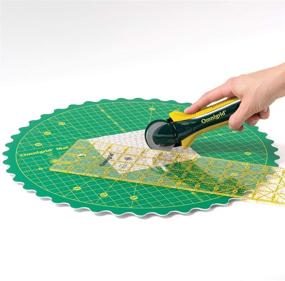 img 2 attached to 🌿 Omnigrid Green 14" Rotating Mat Cutters & Accessories: Enhanced Precision and Versatility