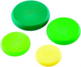 img 2 attached to 🍽️ Silicone Food Huggers Set of 4, Assorted Colors - Enhanced for SEO