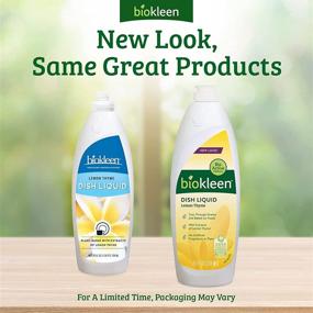 img 2 attached to 🍋 Biokleen Dish Liquid Soap: Eco-Friendly Dishwashing Solution, Non-Toxic and Plant-Based Formula, Lemon Thyme Scent - Pack of 6, 25 Ounces Each