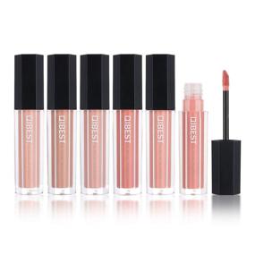 img 3 attached to 💄 6-Piece Set of Matte Liquid Lipstick: Superstay Mate Ink Waterproof Lip Gloss in NUDE MATTE INK for Beauty Lips Makeup