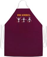 🍷 wine aerobics: the ultimate fully adjustable attitude apron логотип