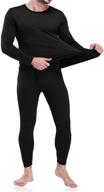 👖 men's fleece lined thermal long johns set logo