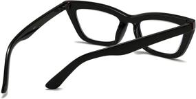 img 2 attached to 👓 Stylish Cat Eye Reading Glasses for Women - Retro Fashion Ladies Readers (3 pairs, 3.00)