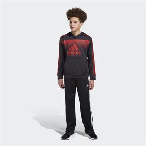 img 2 attached to Adidas Horizon Pullover Hoodie Heather Boys' Clothing : Active