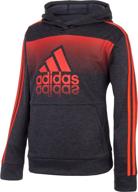 adidas horizon pullover hoodie heather boys' clothing : active logo