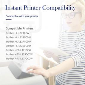 img 1 attached to STAROVER Brother Compatible Toner-Cartridge Set (4-Pack) for HL-L3210CW, HL-L3290CDW, HL-L3230CDW, HL-L3270CD, MFC-L3710CW, MFC-L3750CDW, MFC-L3770CDW Printers | Replacement for TN227 TN-227 TN-227BK TN223 TN223BK.