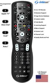 img 4 attached to Inteset Universal Backlit Learning Remote for Apple TV, Xbox, Roku & More