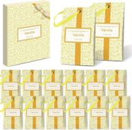 🌼 lasenteur vanilla sachets: fragrant sachet packets for drawers, closets & cars - home air freshener, closet air freshener (10g x 14 sachets) logo