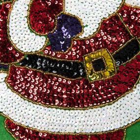 img 1 attached to Bucilla Applique Christmas Stocking Glitz