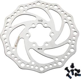 img 2 attached to 🚴 Teyssor 140mm 160mm 180mm 203mm Disc Brake Rotor with 6 Bolts | Ideal for Road Bike, Mountain Bike, BMX, MTB