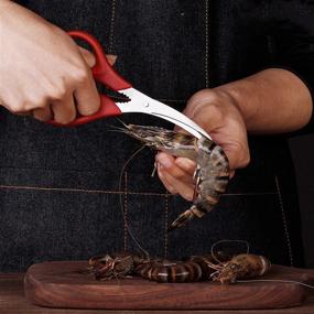 img 1 attached to Scissors Crayfish Shellfish Multifunctional Stainless