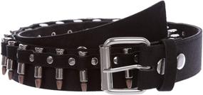 img 3 attached to 🔫 Hunting-inspired Bullet Hardware Stitched Camouflage Canvas Belts for Men's Accessories